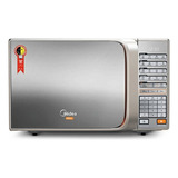 Forno Microondas Midea 30l Com Grill Espelhado