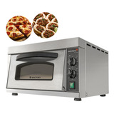 Forno Pizza Elétrico Inox Pedra Refratária 40cm Wp 35