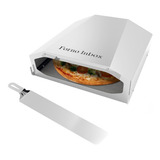 Forno Pizza Gás Industrial Refratário 1 Pizza