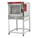 Forno Turbo Elétrico 5 Esteiras Pão Bolo Salgado Torta