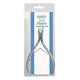 ForPro Professional Collection Forpro Alicate De Cutícula De Cobalto Pinça De Cutícula De Aço Inoxidável Para Aparar Cutículas E Unhas Mandíbula