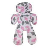 Forro Ajuste Para Bebê Conforto Rosa 70cm X 45cm Lika Baby