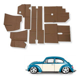 Forro Carrapatinho Assoalho Fusca Marrom 71 74