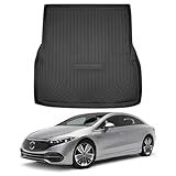 Forro De Carga Para Mercedes-Benz EQS 450- - EQS 580 2022-2024- Tapete De Porta-malas Para Mercedes-Benz EQS 450- - EQS 580 Acessórios Tapete De Carga Traseiro Forro De Porta-malas Preto