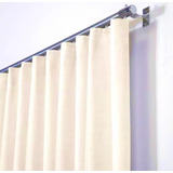 Forro De Cortina Trilho Suiço 4 00x2 80 Branco Maxi Desliza Cor Palha Off White
