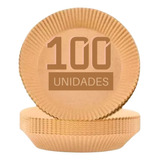 Forro De Papel Descartável Air Fryer Kit Com 100 Unidades