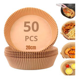 Forro De Papel Descartável Especial P Air Fryer Kit 50 Unid
