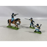 Forte Apache 3 Soldados E 1 Cavalo Gulliver Lote 1