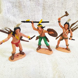 Forte Apache Guliver Conjunto De Soldados Indios Cavalos