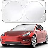 FORTEM Car Sun Shade For Windshield Sun Visor Front Windshield Sunshade Windshield Cover Automotive Interior Sun Protection Foldable Storage Bag