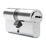 Fortezza Euro Cilindro 70mm Indicado Para Portas De 60mm 5 Chaves Multiponto F 70AD Prata