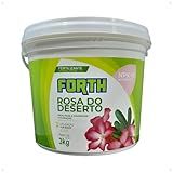 Forth Rosa Do Deserto Fertilizante Mineral NPK Micronutrientes Floração Fórmula Granulada Nutrição Balanceada Balde 3kg