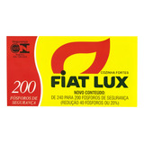 Fósforo Fiat Lux Caixa Com 200 Unidades 5cm Kit 6 Unidades