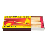 Fósforo Fiat Lux Extra Longo Com 50 Palitos Kit 72 Caixas