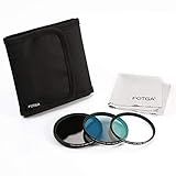 Fotga Kits De Filtro De Lente De Vidro óptico Fino De 72 Mm Variável ND2 ND400 ND MC UV MC CPL Filtro Bolsa De Filtro Adequado Para Lentes De Câmera Canon Nikon Sony Pentax DSLR Mirrorless Com Fio De 72 Mm