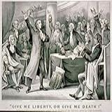 Foto De 1876 Give Me Liberty Or Give Me Death Patrick Henry Fazendo Seu Grande Discurso Sobre Os Direitos Das Colônias Antes Da Assembleia Da Virgínia Convocada Em Richmond 23 De Março De 1775 