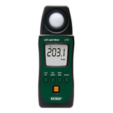 Fotômetro De Luz Led Branca Padrão Extech Lt40 Luxometer
