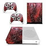 FOTTCZ Película De Vinil Apenas Para Console E Controles Xbox One Adesivo Para Decorar E Proteger A Superfície Do Equipamento Nebulosa Vermelha Escura