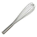 Fouet Batedor Manual De Arame Grosso Rígido Aço Inox 50 8cm