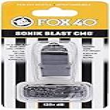 Fox 40 Apito Oficial Sonik Blast CMG Com Cordão De Separação -preto-