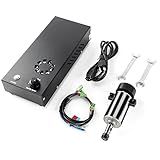 FoxAlien Kit De Atualização CNC Motor De Fresagem De Eixo CC 300W Para Masuter 4040- Masuter Pro- Masuter 3- 3018-SE V2 Fresadora CNC Com Caixa De Controle Integrada- Velocidade Ajustável
