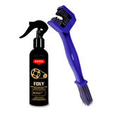 Foxy Remove Óleo Graxa Limpa Corrente Razux 240ml Escova