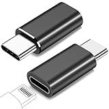 FQSH Adaptador Lightning Fêmea Para USB C Macho Para IPhone 16 15 Pro Max Plus- Para IPad Air- Para Samsung- Suporta Carregamento Rápido PD De 27W E Transferência De Dados- Cabo Conector De Carregador