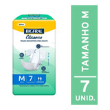 Fralda Adulto Bigfral Clássica Med 7 Unidades Kit Com 2 Pac Tamanho Médio