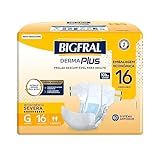 Fralda Bigfral Derma Plus Econômica G 16 Unidades
