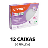 Fralda Cremer Pinte E Borde Branca Kit 12 Cx Frete Grátis