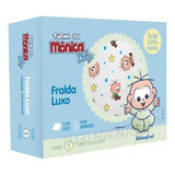 Fralda De Pano 70x70cm Turma Da Monica Caixa Com 5