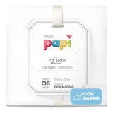 Fralda De Pano Luxo Bebê Com Bainha Macia Tecido Duplo 5 Und
