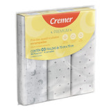 Fralda De Pano Premium Estampa Unissex 80 Fios Cremer