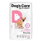 Fralda Descartável Higiênica P Cães Fêmea Dogs Care P 24 Un