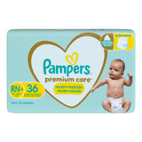Fralda Descartável Recém nascido Pampers Premium Care Rn Pa