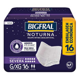 Fralda Geriátrica Bigfral Noturna G xg Com16 Un