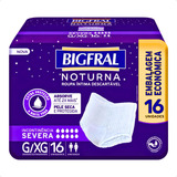 Fralda Geriátrica Bigfral Roupa Intima Descartável Adulto Tamanho G xg