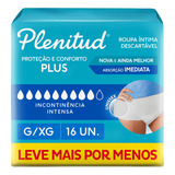 Fralda Geriatrica Calça Vestir Plenitud G xg 16 Unid 