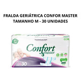 Fralda Geriátrica Confort Master Para Adultos Tam M Original