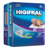 Fralda Geriátrica Higifral Confort Exg 24 X 7 168 Un