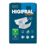 Fralda Geriátrica Higifral Confort Mega 06 Pacotes
