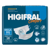 Fralda Geriátrica Higifral Confort Mega Exg 9 Pacotes