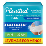 Fralda Geriátrica Plenitud Protect Plus P m 32un