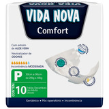 Fralda Geriátrica Vida Nova Confort Com 6 Pacotes