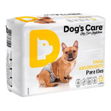 Fralda Higiênica P cães Macho Dog s Care Tam G 12un Full
