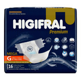 Fralda Higifral Premium Tamanho G Com 16 Fraldas