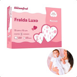 Fralda Incomfral Luxo Estampado Meninas Caixa Com 5 Unidades