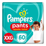 Fralda Infantil Ajuste Total Pants Xxg 60 Unidades Pampers