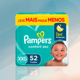 Fralda Pampers Confort Sec Xxg 52 Un