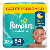 Fralda Pampers Confort Sec Xxg 84